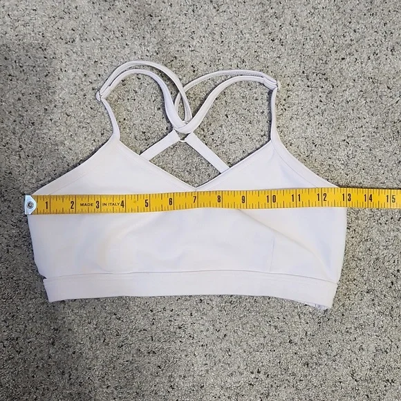 Bombshell Sportswear White Sports Bra - Picture 7 of 8